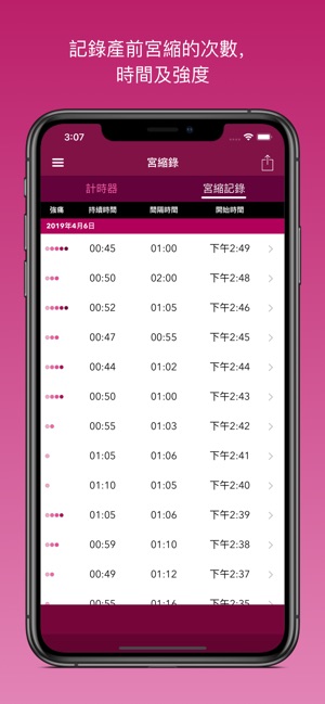 宮縮記錄器－輕鬆面對宮縮陣痛(圖2)-速報App
