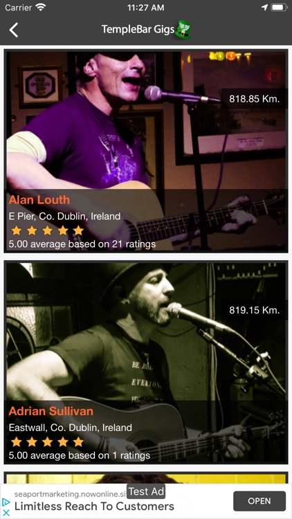 Templebar Gigs Dublin screenshot-3