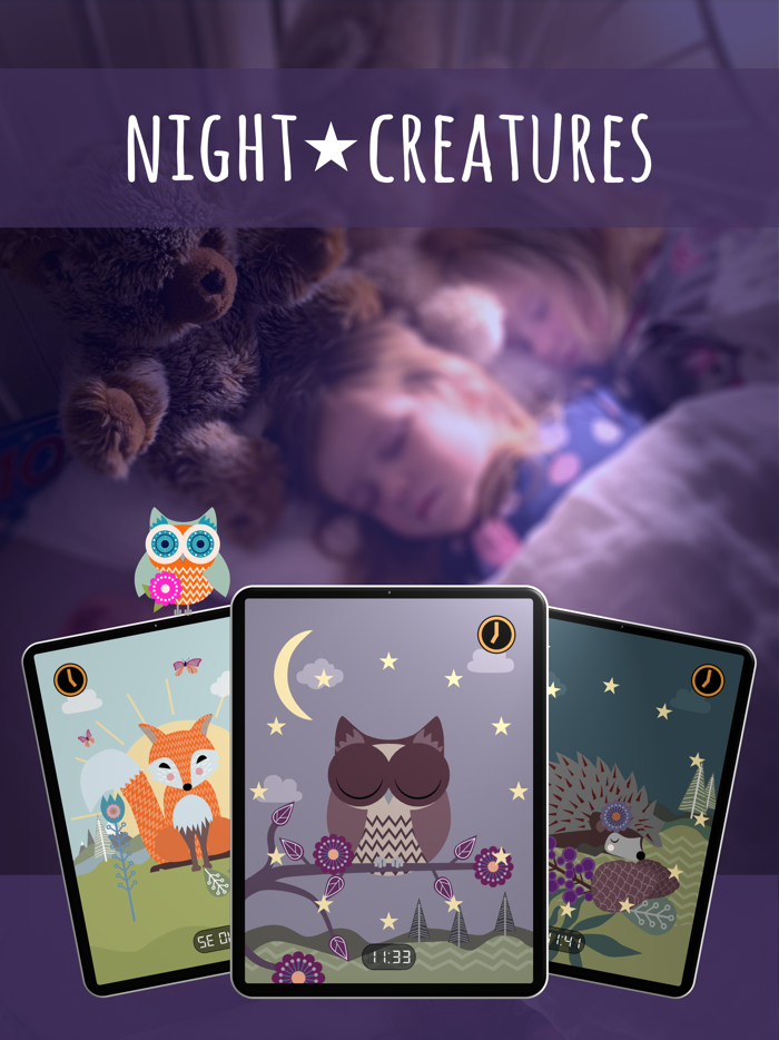 Night Creatures Sleep Clock