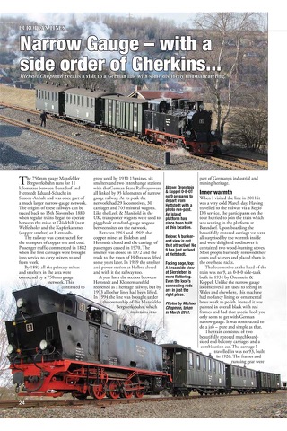 Narrow Gauge World Magazine - náhled