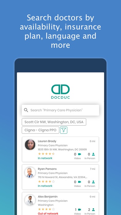 【图】Docduc: Find doctors on demand(截图1) 【图】Docduc: Find doctors on demand(截图1)
