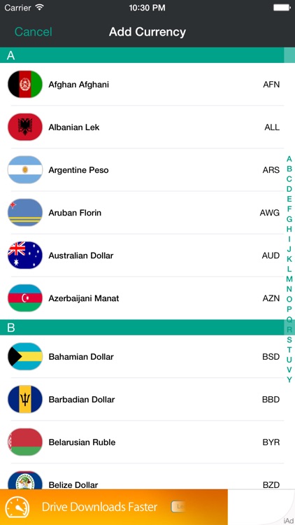 My Currencies