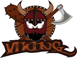 The VikingHT is a small sticker, which are show the 50 Viking sticker in cartoon