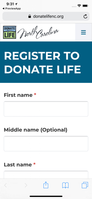 Donate Life North Carolina(圖2)-速報App