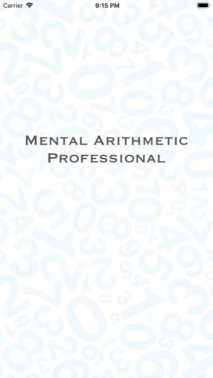 Mental Arithmetic Professional