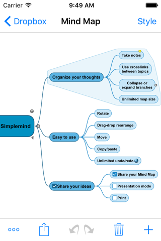 SimpleMind - Mind Mapping screenshot 2