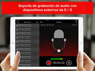 Captura de Pantalla 1 Voice Recorder Lite: Grabar HD iphone