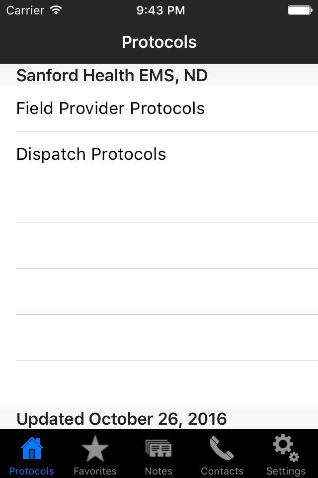 Sanford Health EMS Protocols screenshot 2