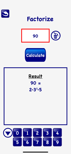 LCM GCD Prime Factor Calc Lite(圖4)-速報App