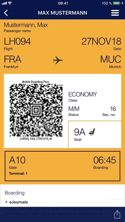 Lufthansa screenshot-3