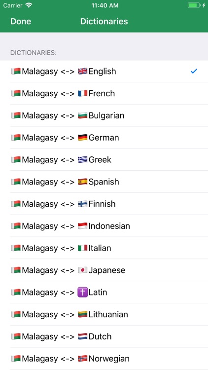 20 Malagasy Dictionaries