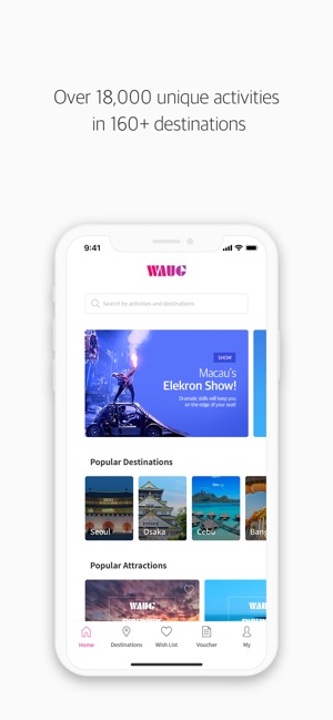 WAUG - No.1 Tour&Activity App(圖1)-速報App