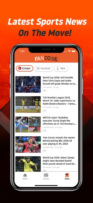 FanCode: World Cup Live Scores(圖5)-速報App