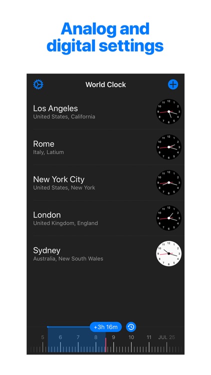 World Clock - Time Widget screenshot-4