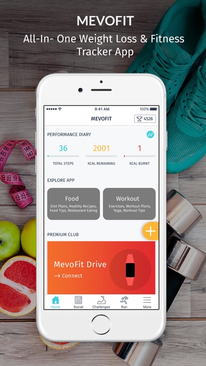 MevoFit: Weight Loss & Fitness screenshot-0