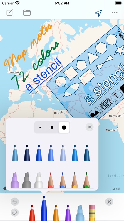 Draw Maps: Map Notes screenshot-0