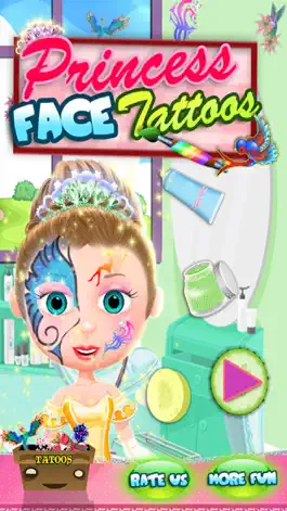 Game screenshot Princess Face Paint & Tattoos mod apk