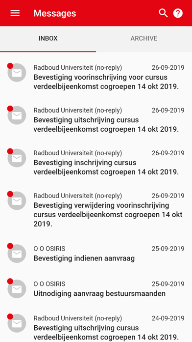How to cancel & delete OSIRIS Radboud University from iphone & ipad 1