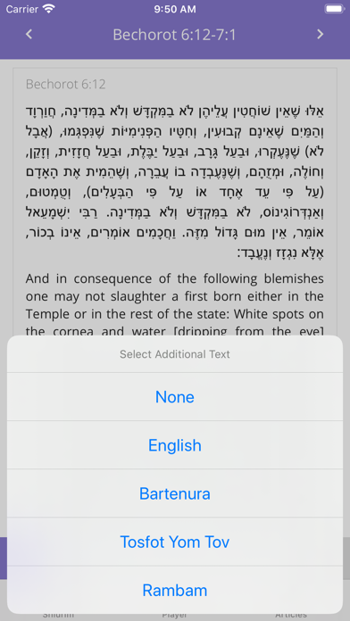Mishnah Yomit screenshot 2