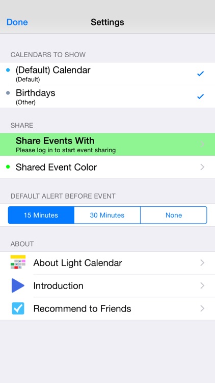 Light Calendar - Countdown screenshot-4