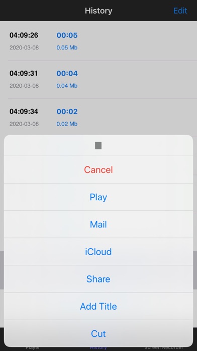 マイディクタフォン screenshot1