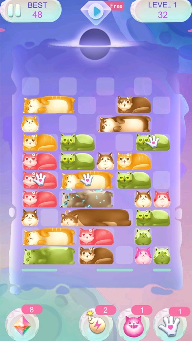 Lazy Cat Puzzle - slidey block screenshot 4