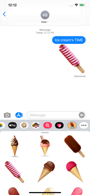 Cocoa Ice Cream Stickers(圖1)-速報App