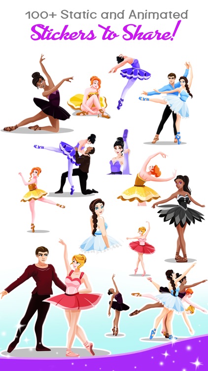 Ballet Dancing Emoji Stickers