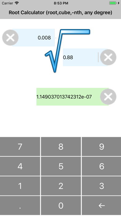 How to cancel & delete Root of any degree Calculator from iphone & ipad 4