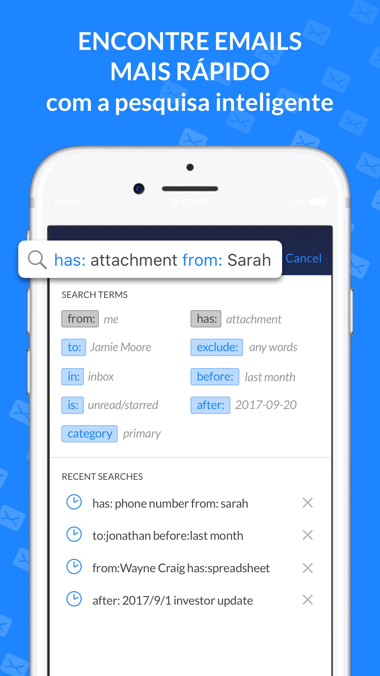 Screenshot do app Cliente de email - Boomerang