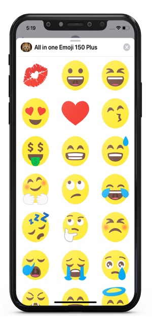 All in one 150+ Emoji Stickers