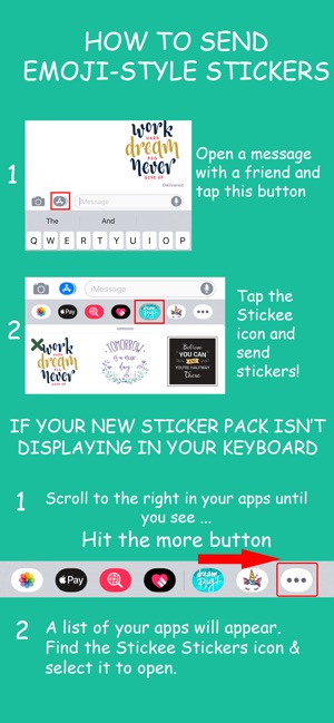 Stickee Stickers for iMessage(圖2)-速報App