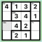 Fours is a game similar to Sudoku