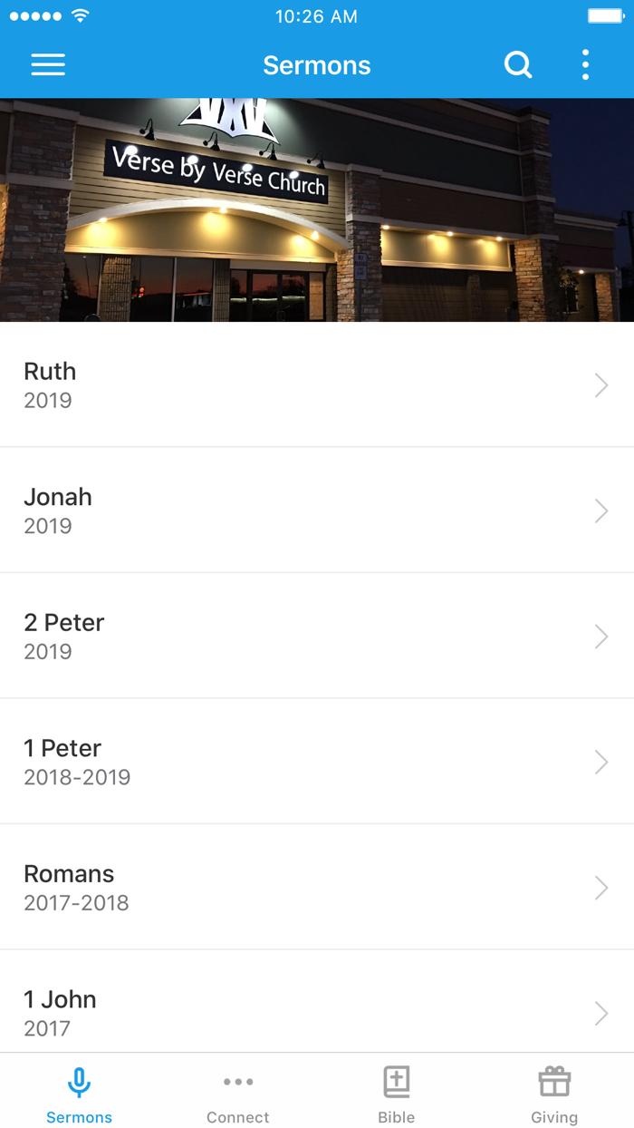 Verse by Verse Church VXV