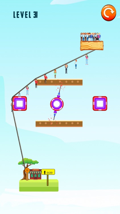 Rope Rescue Hero - Zip Mission screenshot-4