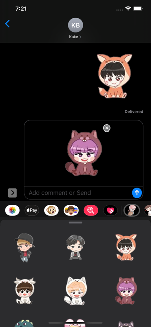 KPOP & JPOP eMoji and Stickers(圖1)-速報App