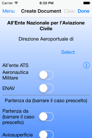 Apertura Avio-Elisuperficie screenshot 2
