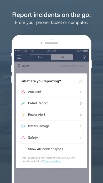 How to cancel & delete 1st Incident Reporting from iphone & ipad 1