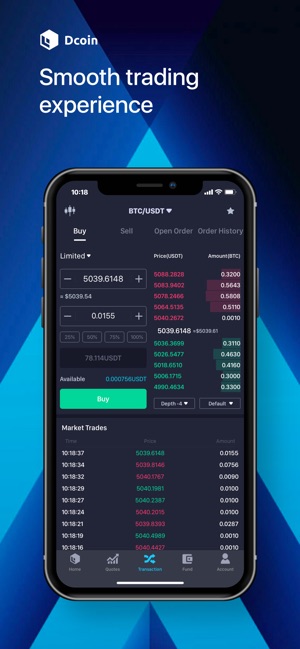 Dcoin - Bitcoin Exchange(圖4)-速報App