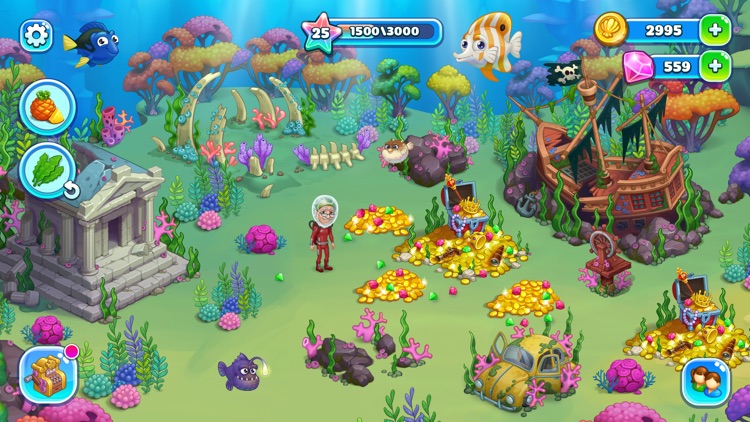 Aquarium Farm: mermaid story screenshot-4