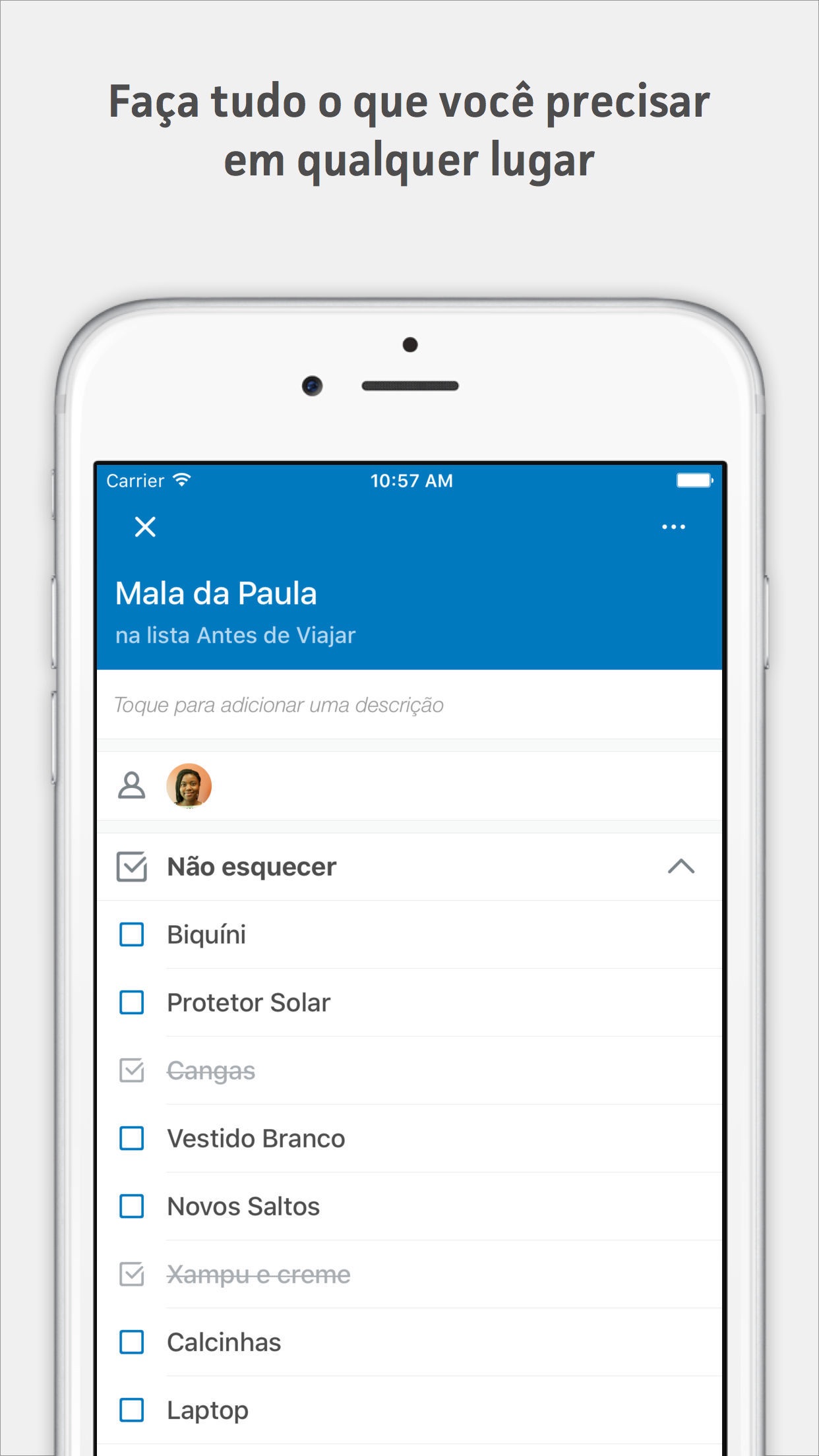 Screenshot do app Trello