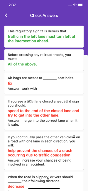 DMV Practice Test California(圖5)-速報App