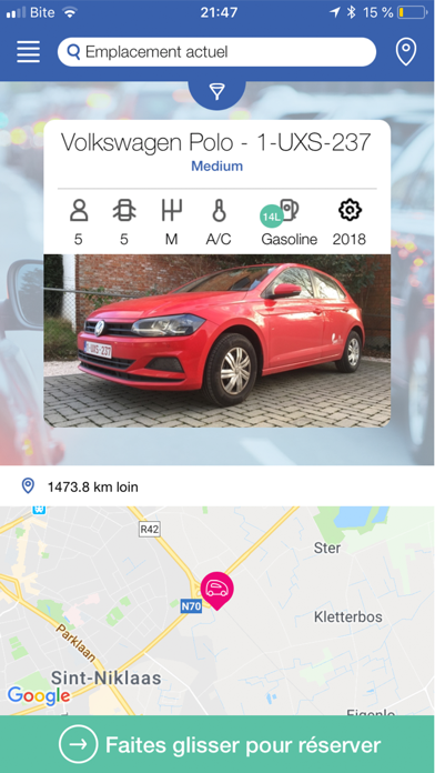 JustDrive car sharing screenshot 2