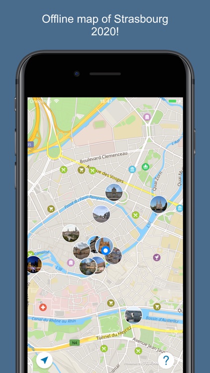 Strasbourg 2020 — offline map