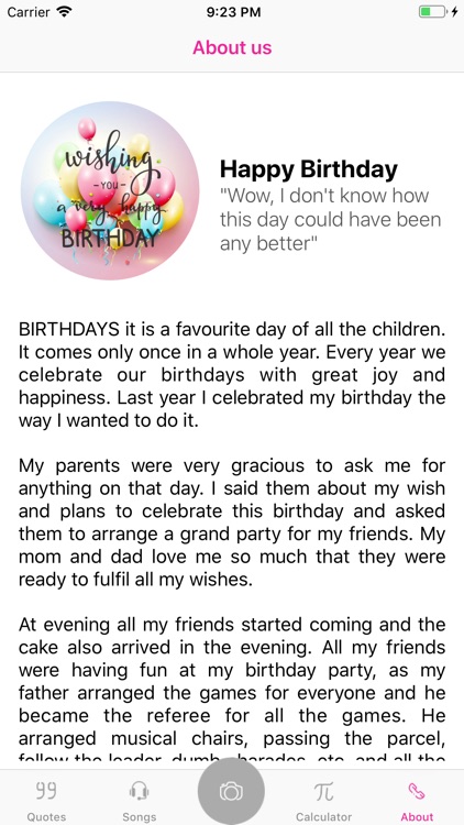 Happy birthday Wish screenshot-9