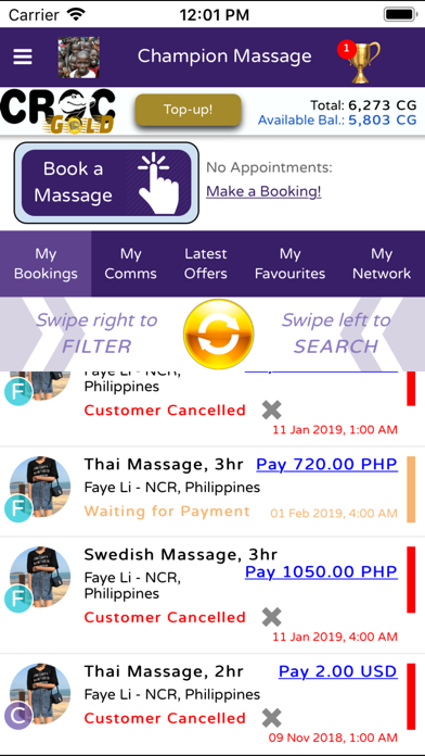 How to cancel & delete Champion Massage from iphone & ipad 3