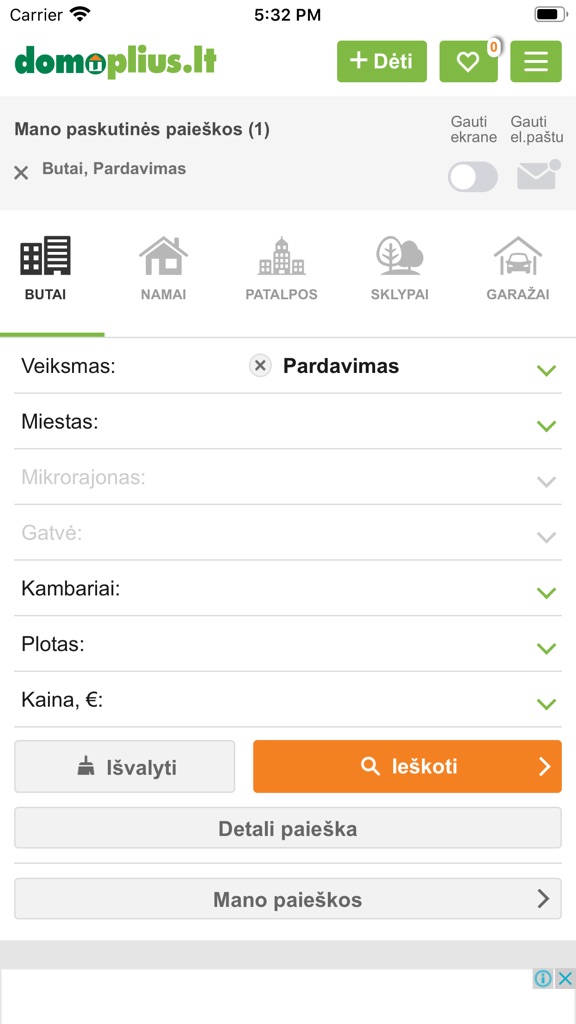 【图】Domoplius.lt(截图1) 【图】Domoplius.lt(截图1)