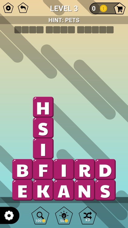 Word Tiles Puzzle Game