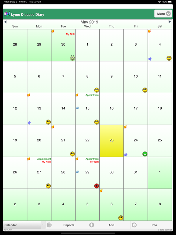 Screenshot #4 pour Lyme Disease Diary