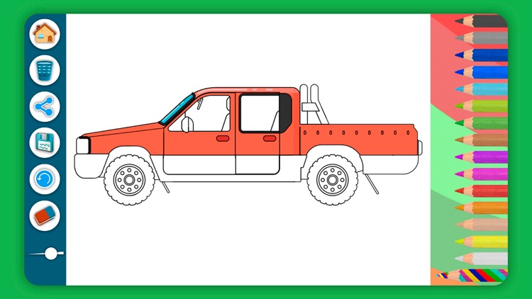 Cars Coloring Pages Game by Valenapps